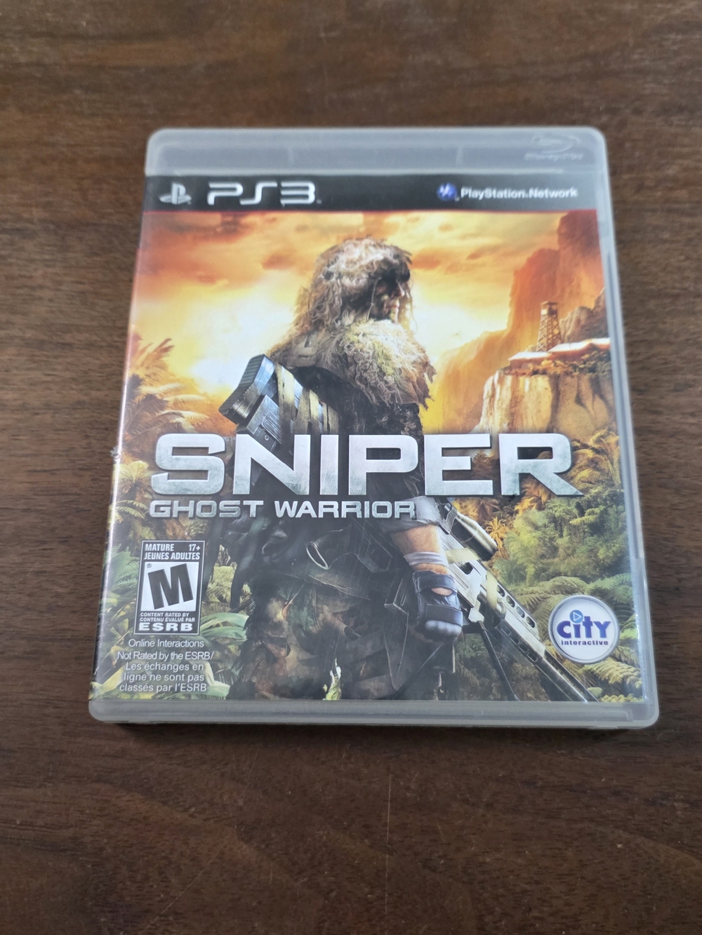Sony PS3 Sniper Ghost Warrior Game